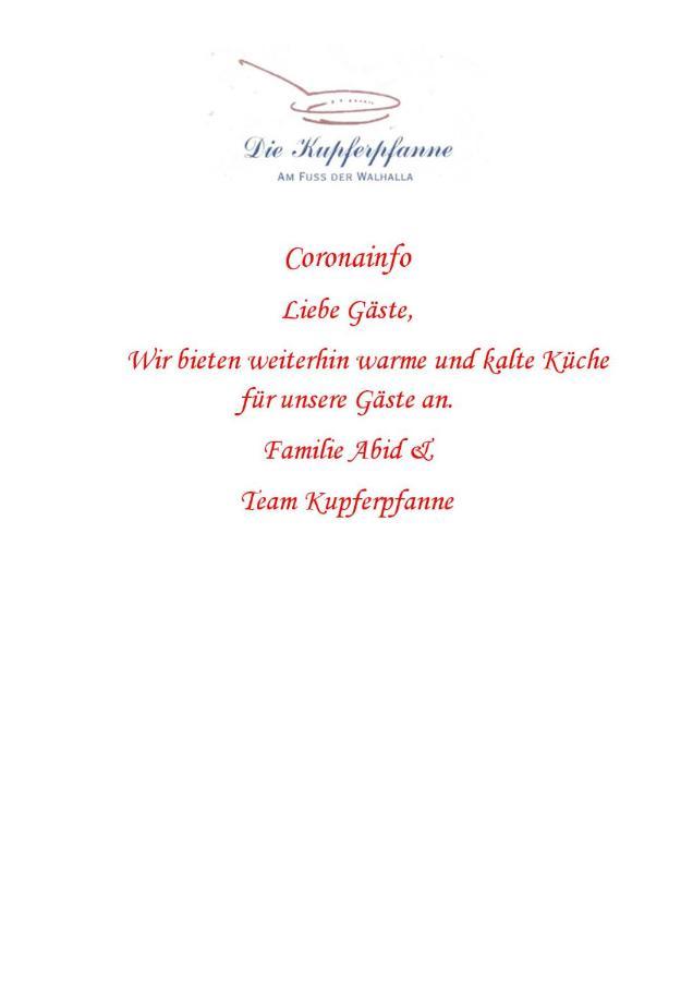 דונאושטאוף Hotel "Die Kupferpfanne" מראה חיצוני תמונה
